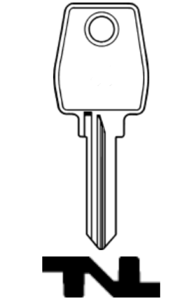 Ersatzschlüssel für EuroLocksZylinderschlösser (EU1R)